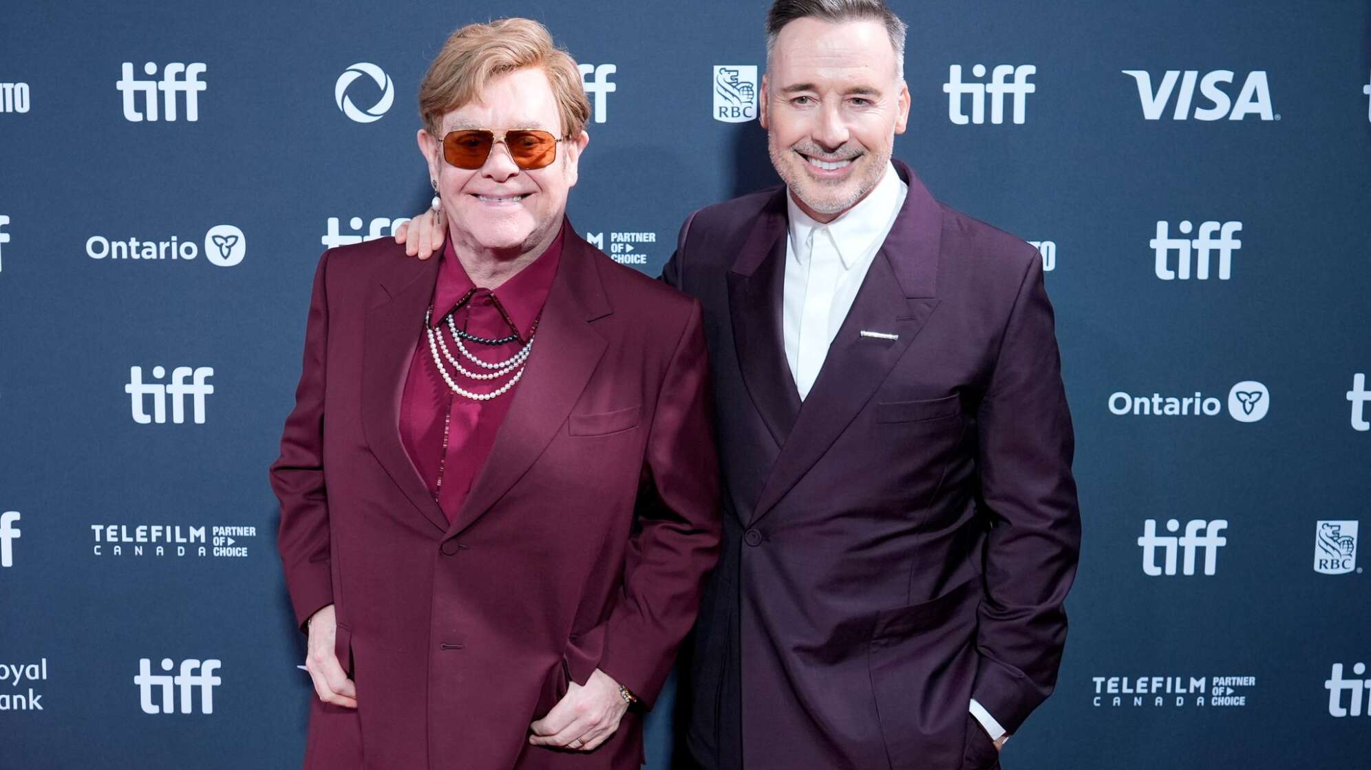 Elton John (l) und David Furnish