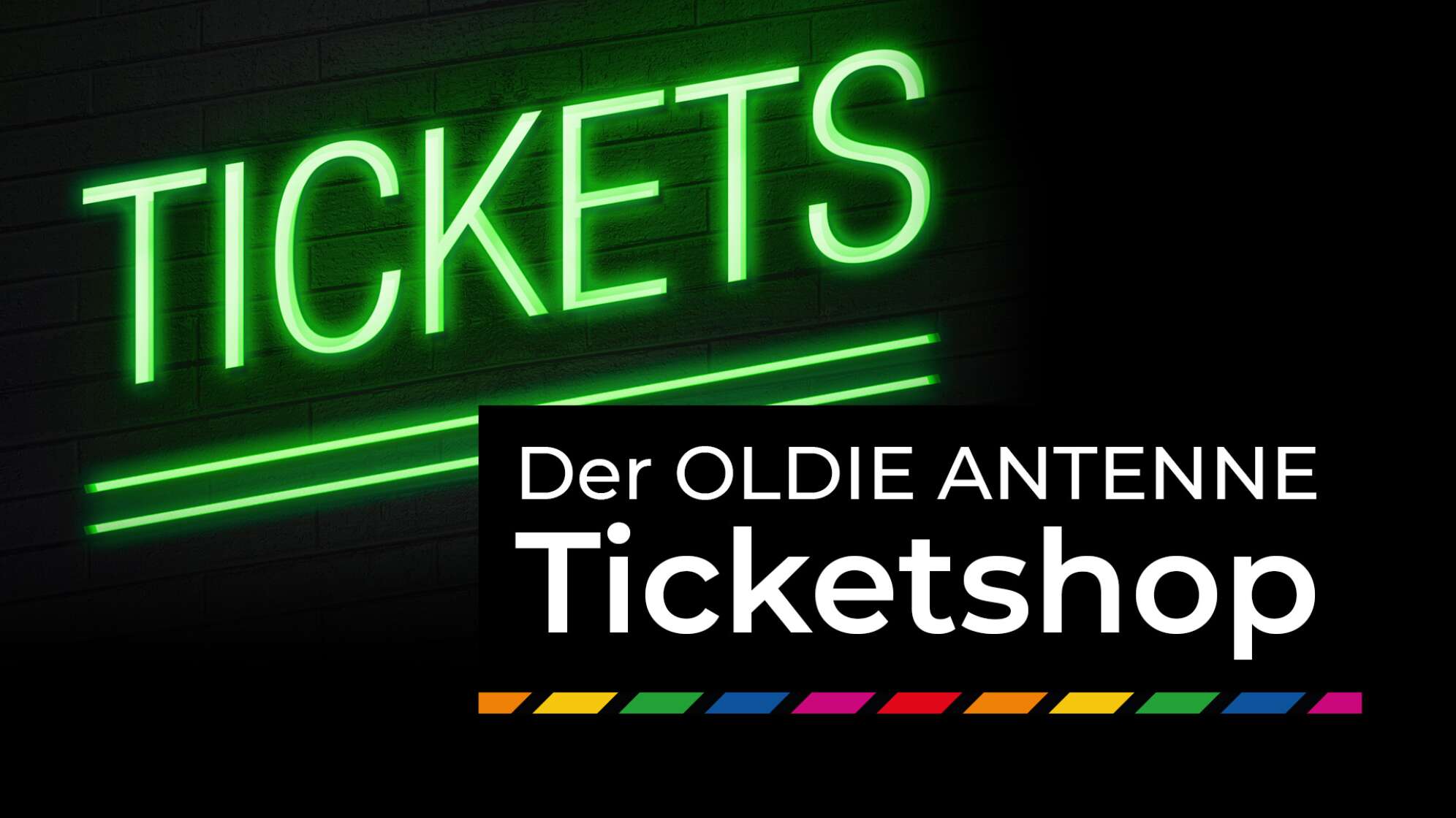 Der OLDIE ANTENNE Ticketshop bei Eventim