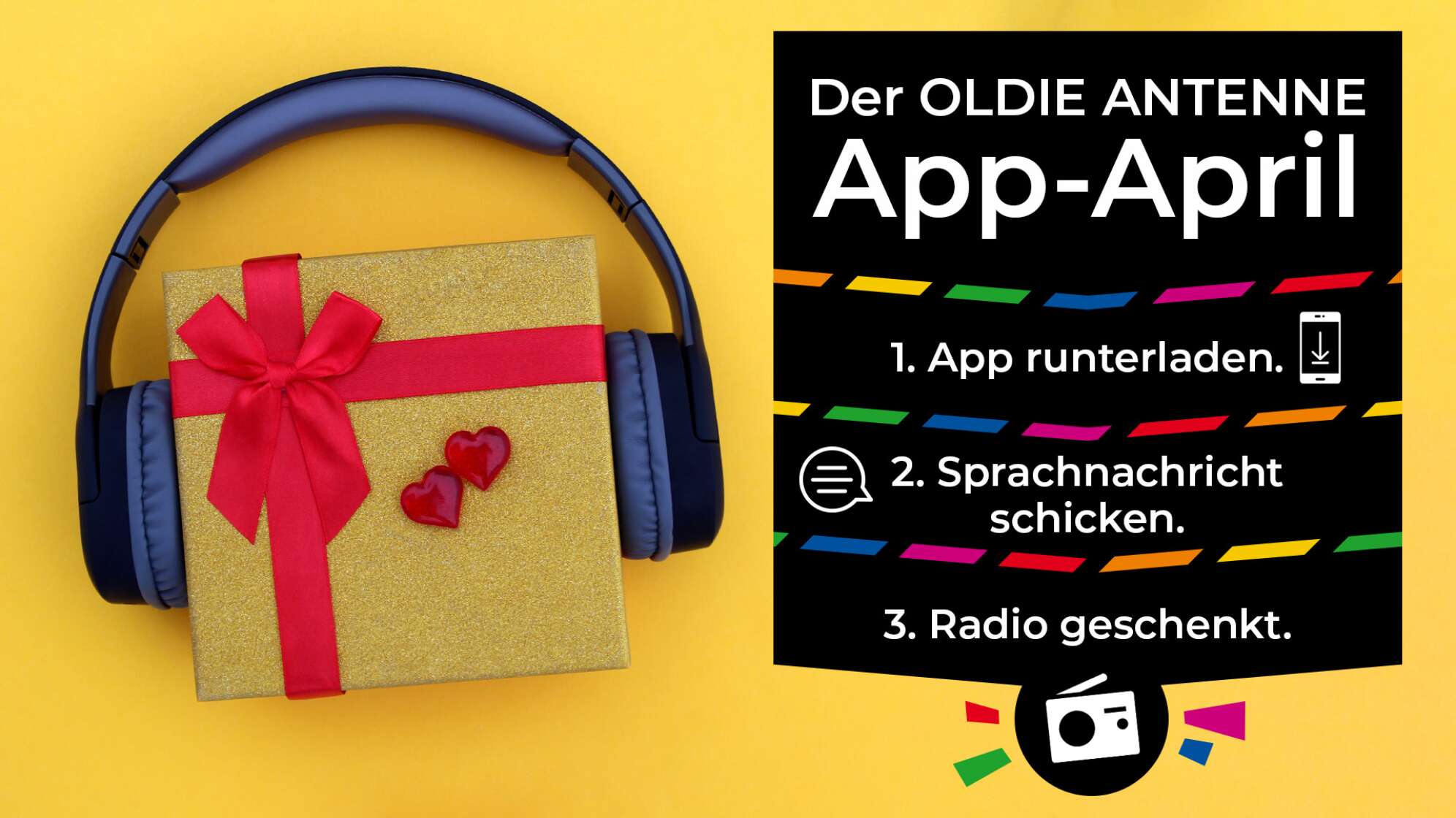 Der OLDIE ANTENNE App-April